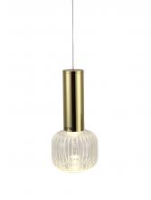  ZD06P8G - LED Pendant Metal & Glass