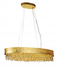  ZL13OV-GD - LED Chandelier Gold