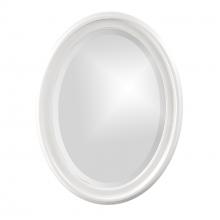  40107W - George Mirror - Glossy White