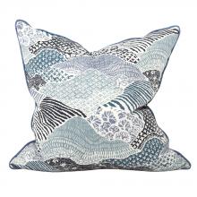  3-667F - 24" x 24" Pillow Windsor Park Ocean - Down Insert