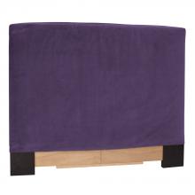  122-223 - Twin Headboard Slipcover Bella Eggplant (Cover Only)