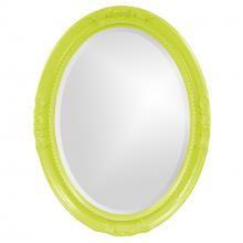  40101MG - Queen Ann Mirror - Glossy Green