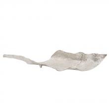  51092 - Elongated Aluminum Abstract Leaf Tray - Large