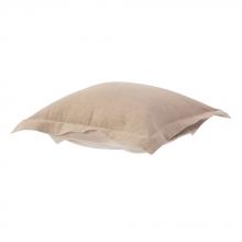  310-610P - Puff Ottoman Cushion Linen Slub Natural (Cushion and Cover Only)