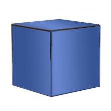  48014 - Blue Mirrored Cube Table