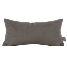  4-225F - Kidney Pillow Bella Pewter - Down Insert