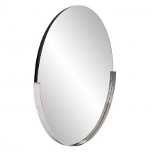  48121 - Dante Round Silver Mirror