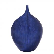  22112 - Cobalt Blue Wood Vase - large