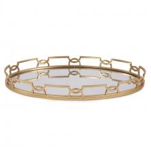  11222 - Bright Gold Metal Tray