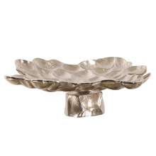  51065 - Howard Elliott Hammered Aluminum Footed Tray