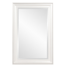  53049W - George Mirror - Glossy White