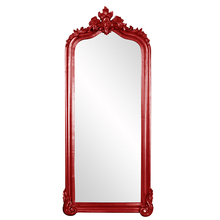  53073R - Tudor Mirror - Glossy Red