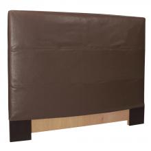  K122-192 - Twin Slipcovered Headboard Avanti Pecan (Base and Cover Included)