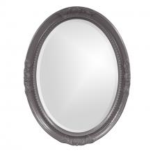  40101CH - Queen Ann Mirror - Glossy Charcoal