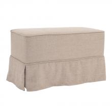  130-610S - Universal Bench Linen Slub Natural - Skirted