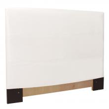  122-190 - Twin Headboard Slipcover Avanti White (Cover Only)