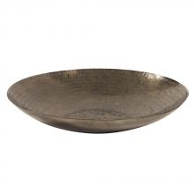  35088 - Deep Bronze Aluminum Tray & Wall Art with Chisel Texture - Large