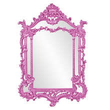  84001HP - Arlington Mirror - Glossy Hot Pink