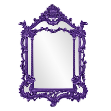  84001RP - Arlington Mirror - Glossy Royal Purple