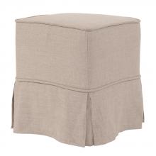  128-610S - Universal Cube Linen Slub Natural - Skirted