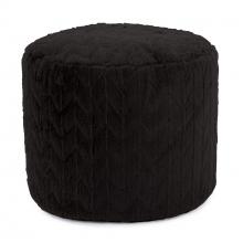  872-1090 - Tall Pouf Angora Ebony