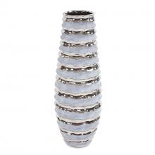 Howard Elliott 42046 - Two-tone Spiral Ceramic Tall Vase