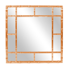  92120O - Bamboo Mirror - Glossy Orange