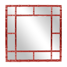  92120R - Bamboo Mirror - Glossy Red