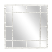  92120W - Bamboo Mirror - Glossy White