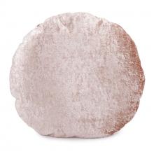  R18-1126 - 18" Round Pillow Amaron Rose Dust Crushed Velvet