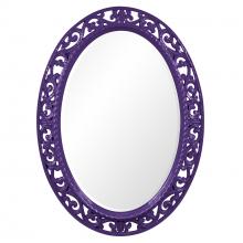  2123RP - Suzanne Mirror - Glossy Royal Purple