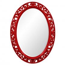  2123R - Suzanne Mirror - Glossy Red