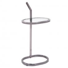  58041 - Oval Stainless Steel Drink Table