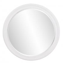  53123 - George Matte White Round Mirror