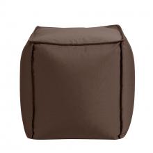  Q873-462 - Square Pouf Seascape Chocolate