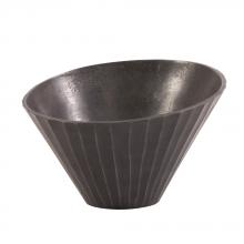  35043 - Graphite Chiseled Metal Bowl