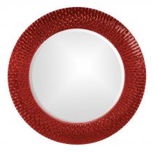  21143R - Bergman Mirror - Glossy Red