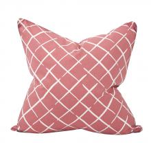  3-663 - 24" x 24" Pillow Cove End Rhubarb - Poly Insert