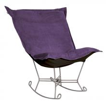  600-223 - Scroll Puff Rocker Bella Eggplant Titanium Frame