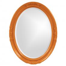  40101O - Queen Ann Mirror - Glossy Orange