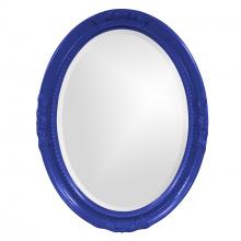  40101RB - Queen Ann Mirror - Glossy Royal Blue