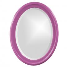  40107HP - George Mirror - Glossy Hot Pink