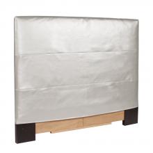  K122-770 - Howard Elliott Twin Slipcovered Headboard Luxe Mercury