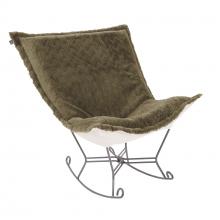  600-1091 - Scroll Puff Rocker Angora Moss