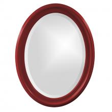  40107R - George Mirror - Glossy Red