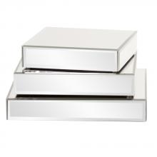  11140 - Square Mirrored Display Platforms - set of 3