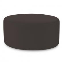  QC132-460 - Universal Round Ottoman Cover Seascape Charcoal (Cover Only)