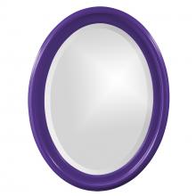  40107RP - George Mirror - Glossy Royal Purple