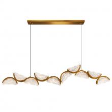  1715P70-10-624 - Moon Integrated LED Brass Chandelier