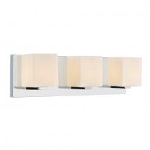  5442W20SN - Cristini 3 Light Vanity Light With Satin Nickel Finish